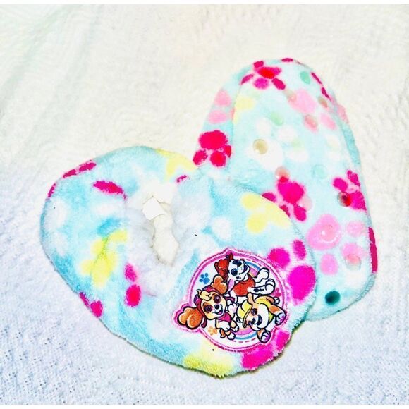 Snuggle Toes Paw Patrol Toddler Girls Sherpa Lined Fuzzy‎ Slipper Socks 2T-3T - Picture 2 of 2